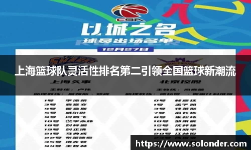 上海篮球队灵活性排名第二引领全国篮球新潮流