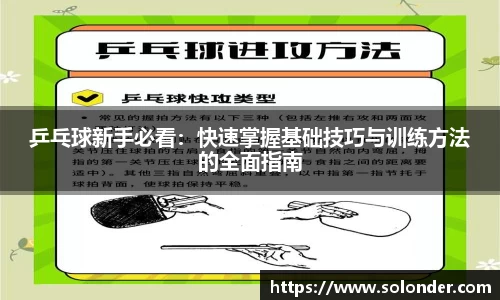 乒乓球新手必看：快速掌握基础技巧与训练方法的全面指南